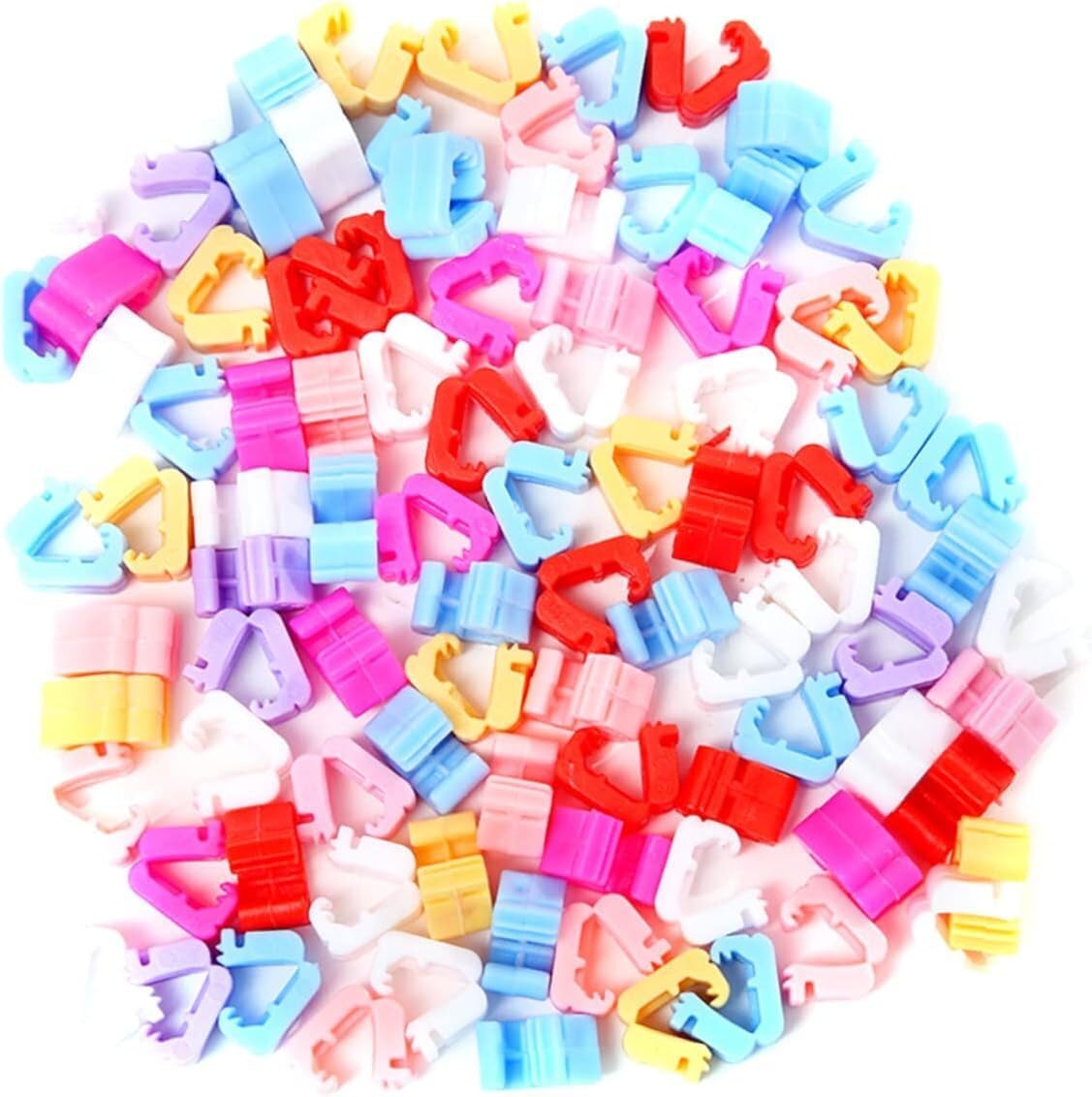 PMU Balloon Accessories for Mylar and Latex Balloons Multicolor Balloon Clips No Tying Needed Clips for Sealing Balloons (100/Pkg) Pkg/1
