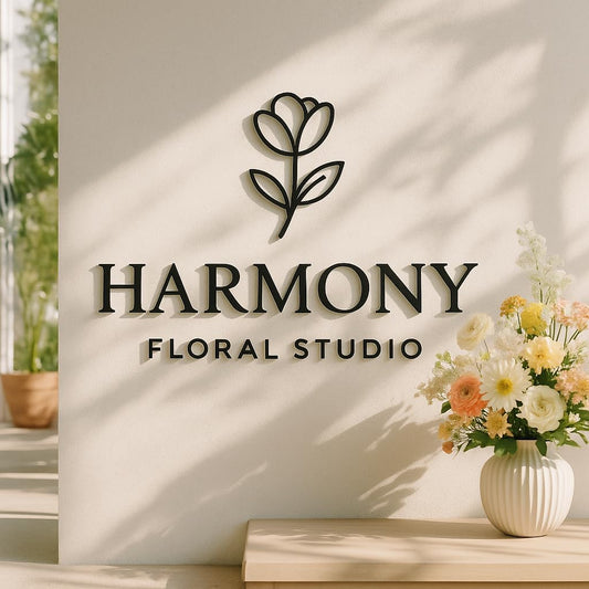 Personalized Business Logo – Acrylic Wall Decor for Office & Reception