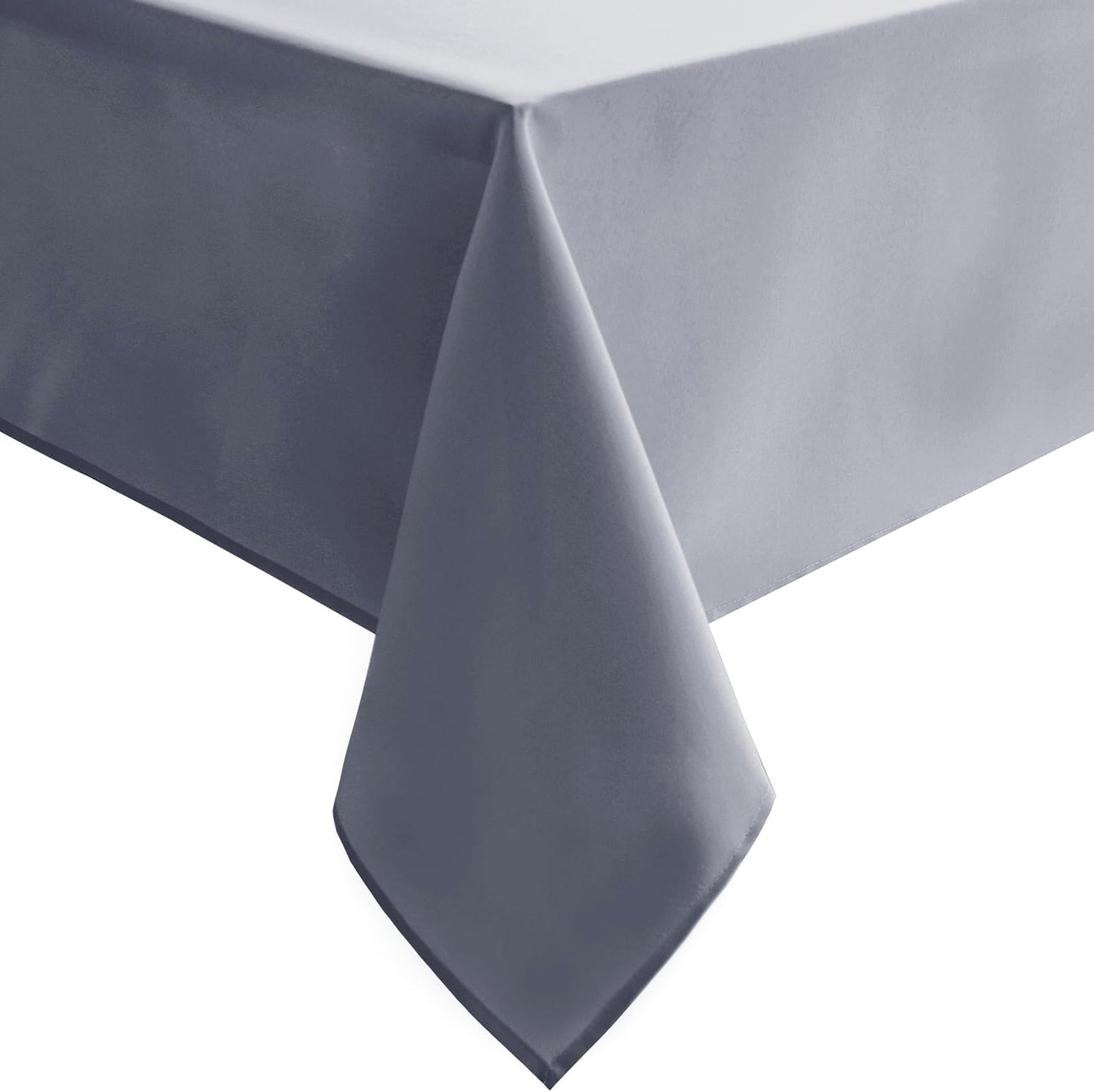 Hiasan Light Gray Rectangle Tablecloth - Waterproof Spillproof and Wrinkle Resistant Washable Polyester Table Cloth for Dining Party, 54 x 54 inch