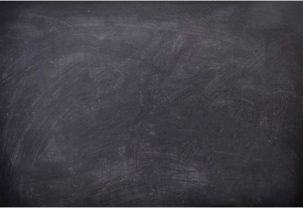 Renaiss 9x6ft Blank Blackboard Backdrop for Photoshoot Man Woman Portrait DIY Chalkboard Photography Background Back to School Banner School Season Photo Booth Props Wedding Teachers` Day Party Decor