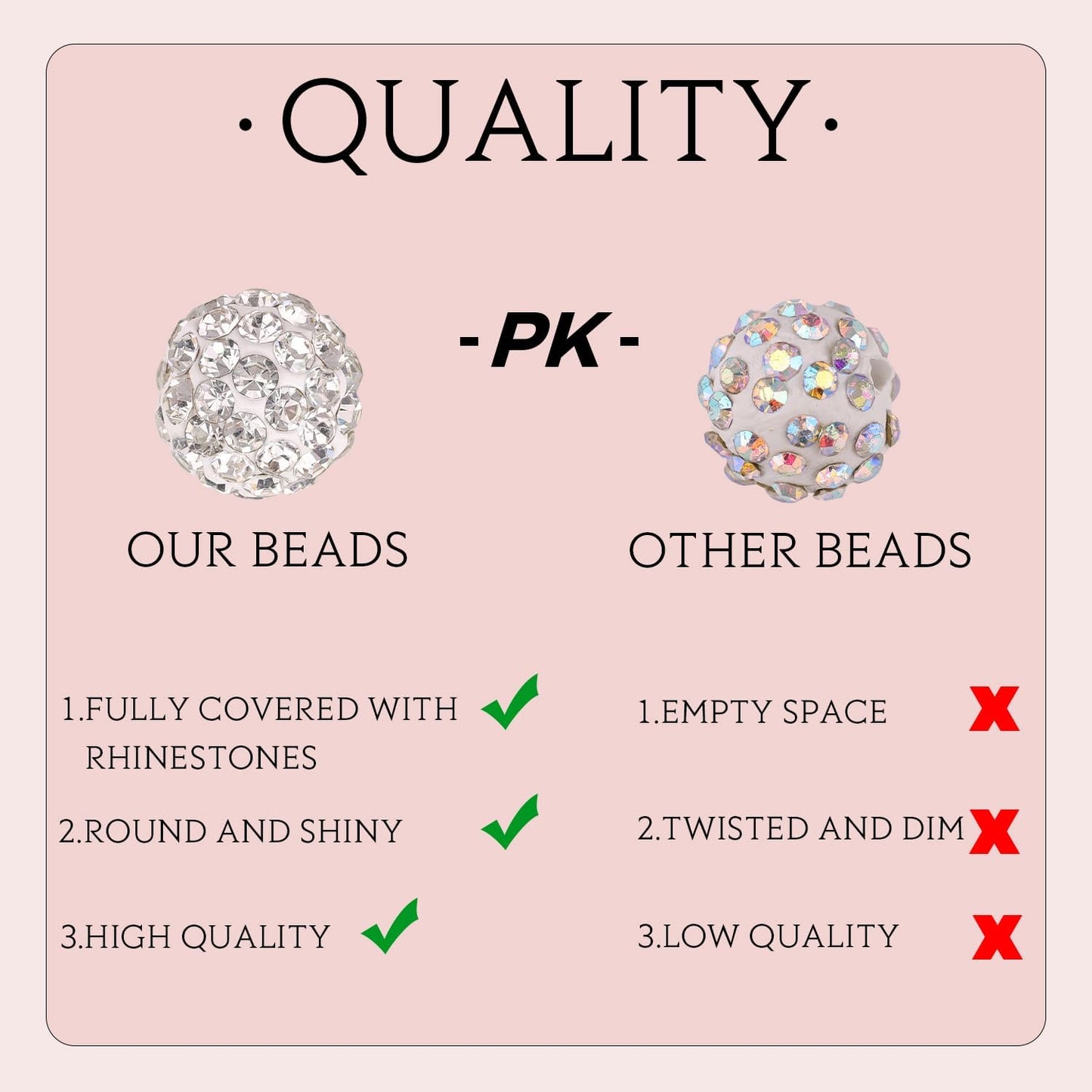 100 pcs 10mm Rhinestone Beads for Jewelry Making, Aquamarine Shiny Round Shamballa Disco Beads Bulk, Sparkle Crystal Clay Christmas for Bracelet Baseball Necklace Earring Crafting and DIY
