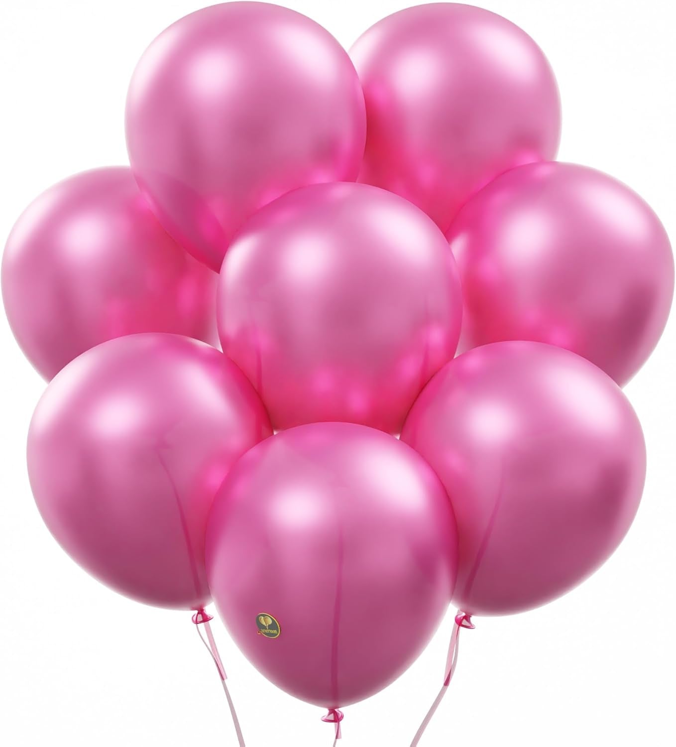 AFTERLOON® Biodegradable Balloons 24 pcs Pearlized Blush Pink 10 Inch, Pearlescent Thickened Extra Strong Natural Latex Helium Float, Colorful Bulk Color ballon Globos Para Decoration De Fiestas Kids