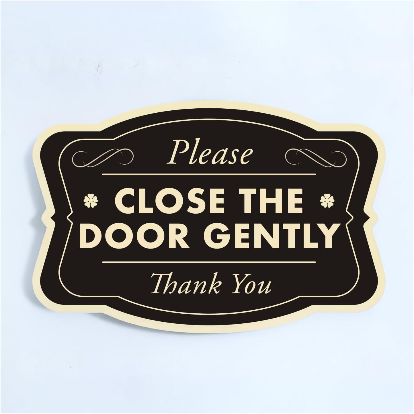 Custom Decorative Outdoor Metal Sign - Personalized Aluminum Driveway Sign, Waterproof, Made In USA - Design 3 Black Charcoal 10x7 In