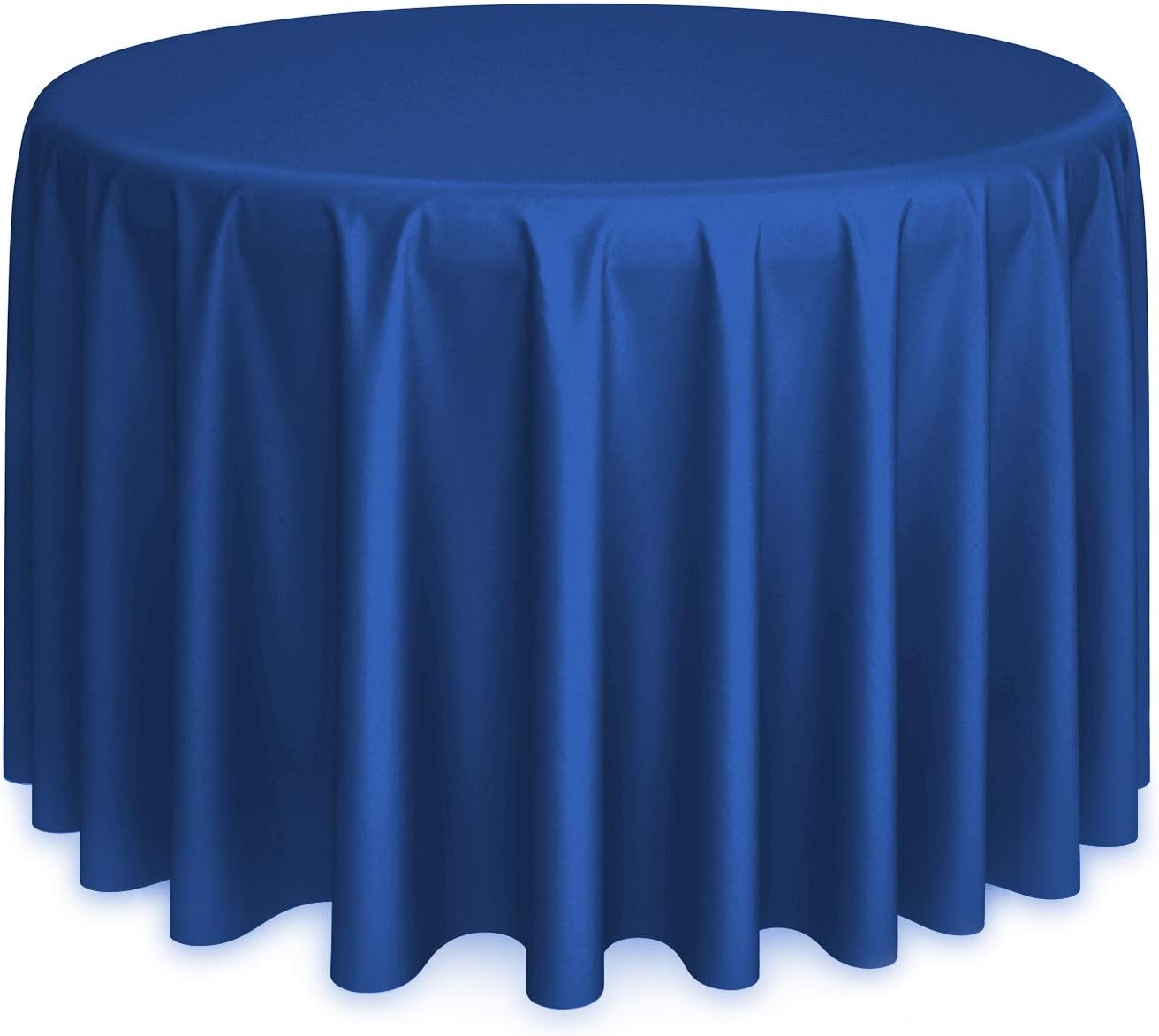 Lann's Linens - 10 Premium 120" Round Tablecloths for Wedding/Banquet/Restaurant - Polyester Fabric Table Cloths - Royal Blue