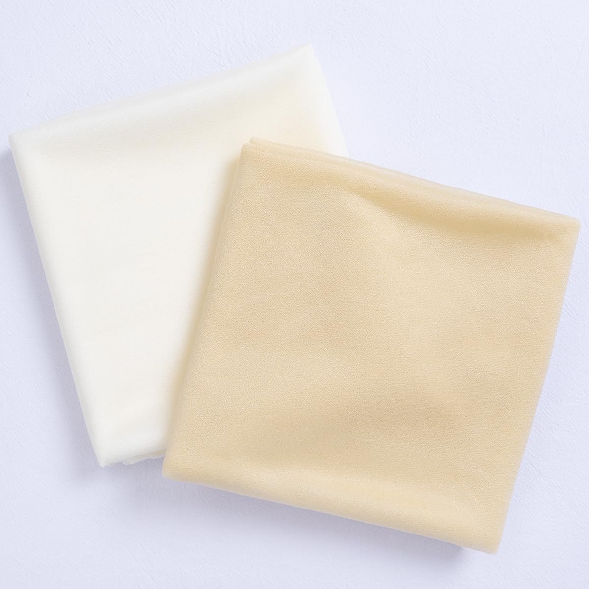 Socomi Wedding Arch Draping Fabric 29" x 20Ft 2 Panels Champagne and Cream Sheer Outdoor Curtain Drapes Extra Long for Bridal Baby Shower Birthday Party Decor