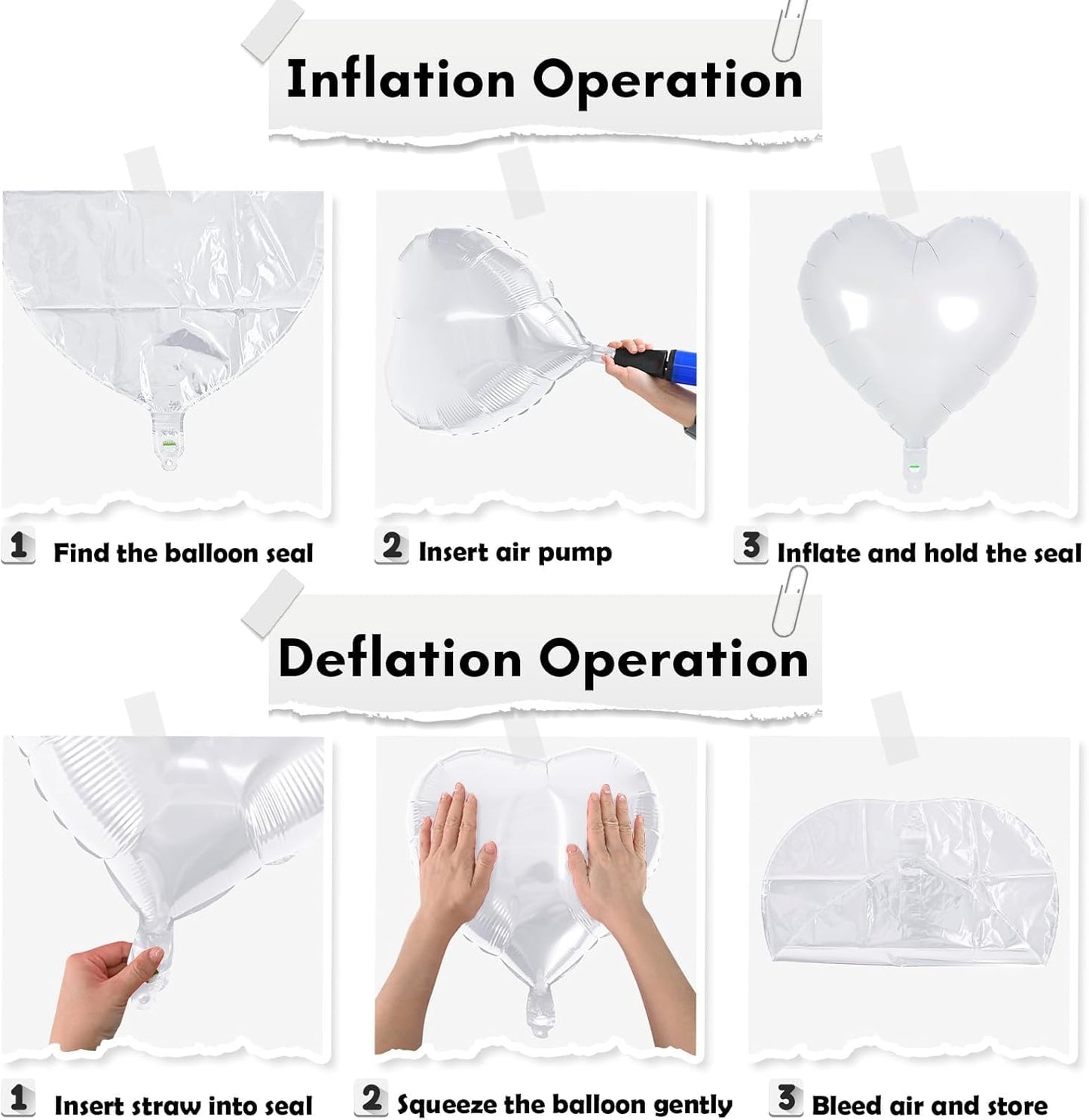 Cream Heart Foil Balloon, 18 Inch Sand White Heart Shape Foil Balloon, Beige Heart Balloons with Grey White Helium Balloons for Valentines Day Boho Birthday Bridal Shower Wedding Baby Shower