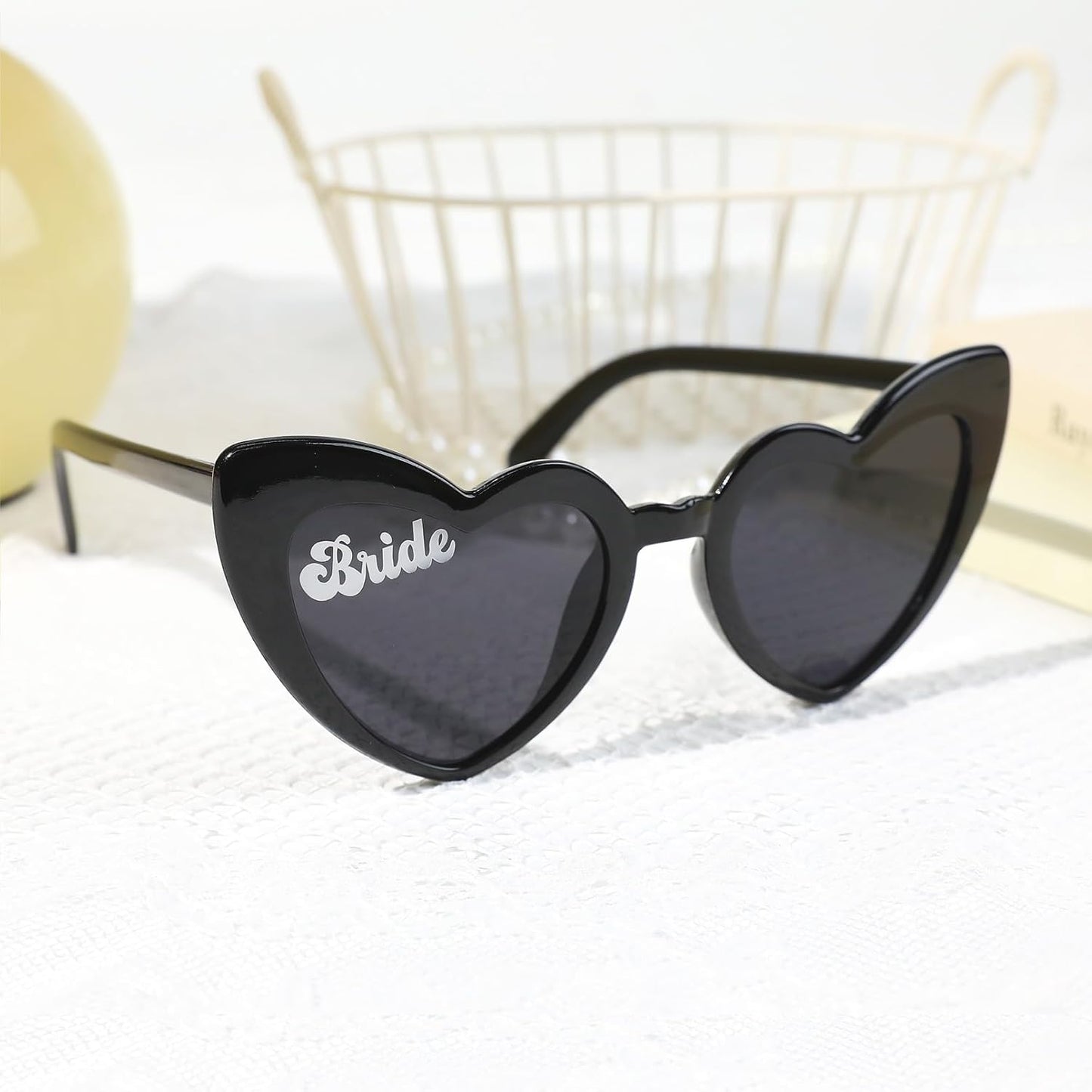 YOGFIT Heart Sunglasses for Women Fashion Classic Love Eye Protection Sunglasses Vintage Cute Heart Sunglasses