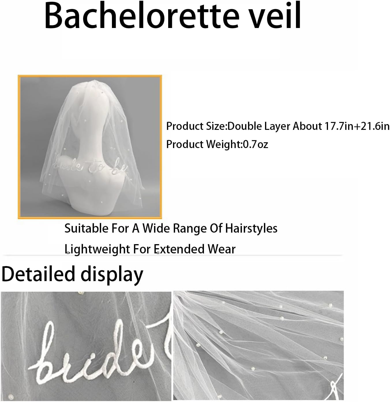 Bride To Be Bride Veil Bachelorette Party,Pearl Veils For Brides,Bachelorette Party Decorations