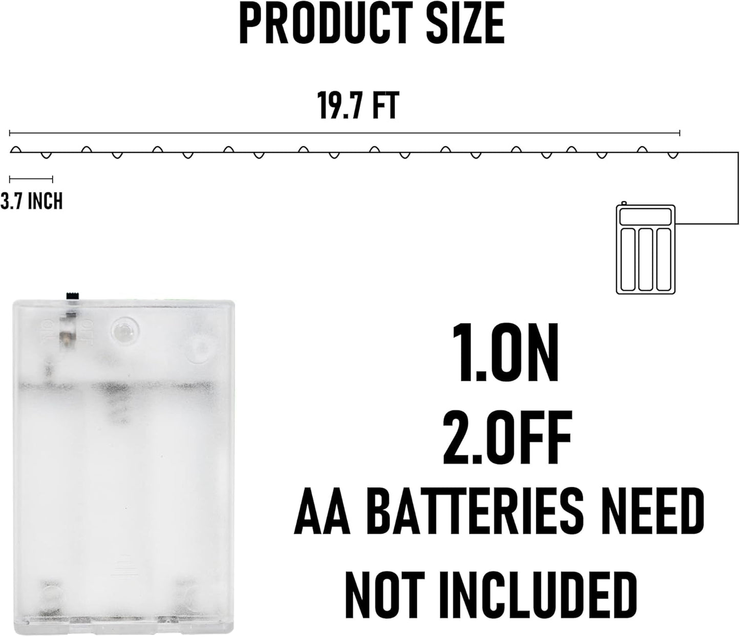 Dazzle Bright Purple Halloween Fairy String Lights, 4 Pack Total 80FT 240LED Copper Wire Battery Operated Waterproof Lights, Halloween Decorations for Indoor Home Outdoor Patio Yard Party Decor