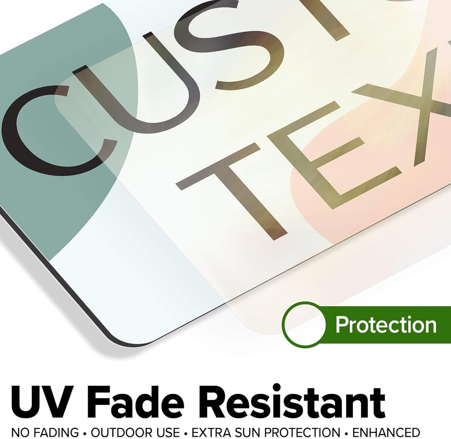 Custom Sign, Custom Street Sign, 11 Font Colors, 13 Font Styles, 4 Hole Options, 22 Sizes, 6x12 Inches, Rust Free DiBound, Fade Resistant, Made in USA by My Sign Center (Minimalist)