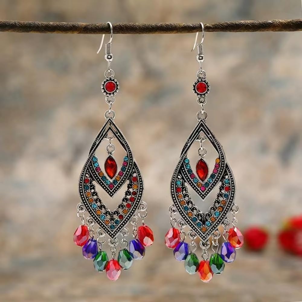 50pcs 10x15mm Teardrop Crystal Glass Beads Vertical Hole Faceted Glass Teardrop Spacer Beads for Bracelets Necklace Earring DIY Jewelry Making Craft(Black)