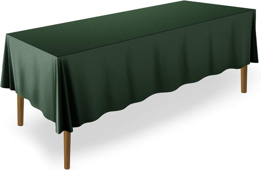 Lann's Linens - 10 Premium 70" x 120" Tablecloths for Wedding/Banquet/Restaurant - Rectangular Polyester Fabric Table Cloth - Hunter Green