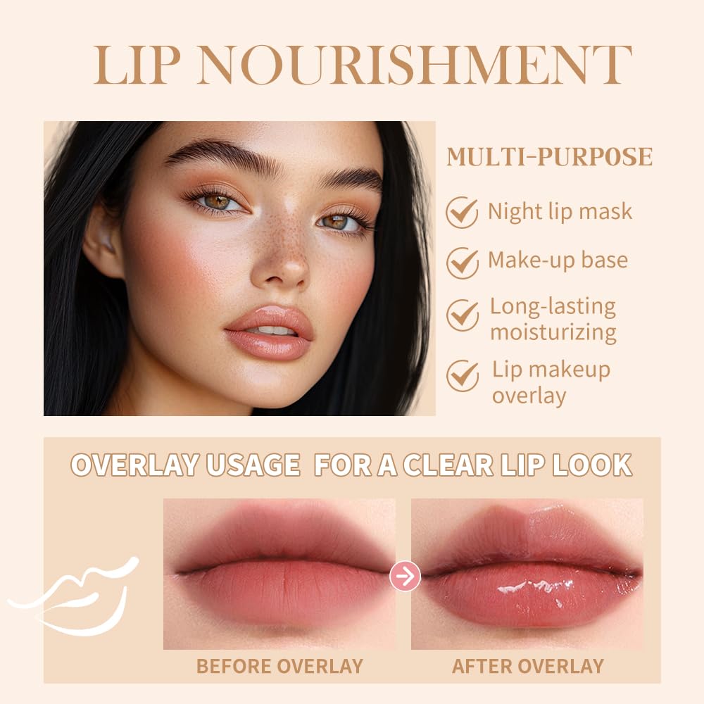 Summer Hydrating Lip Butter Balm Set - Ultra-Nourishing with Shea & Olive Butter，Soothes & Repairs Dry Lips, Non-Sticky Long-Lasting Moisture(Cake,Pack of 2)