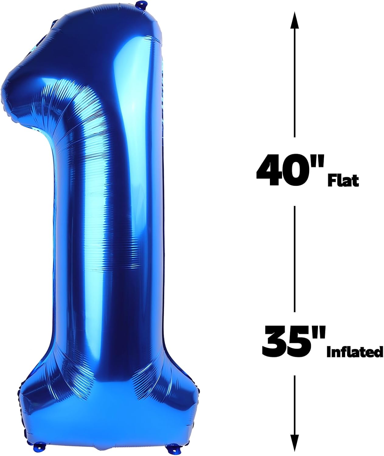 Navy Blue Jumbo Number 21 Balloon 40 Inch, Boy Girl 21 Birthday Supplies, Foil Helium 21 Birthday Giant Balloon, Mylar Blue Number Balloons Anniversary Decorations