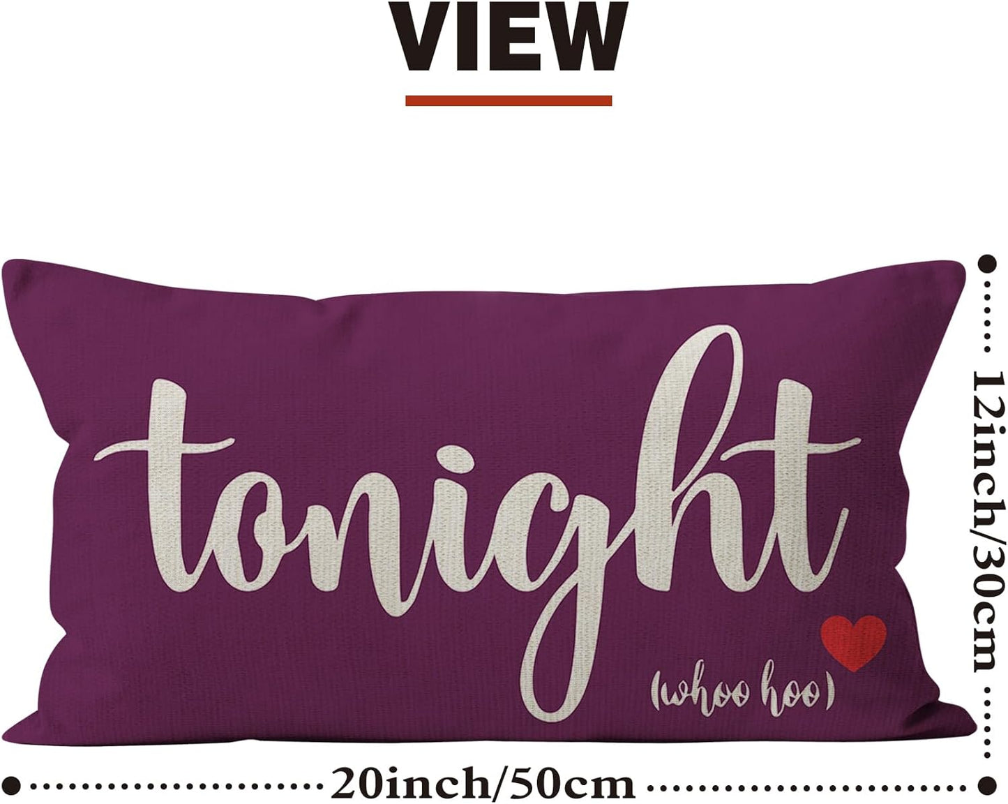 Mancheng-zi Bridal Gift,12x20 Pillow Cover,Bridal Shower Gifts,Funny Couples Reversible Linen Pillow Cover, Bachelorette Party Gifts,Bridal Gifts for Bride,Wedding Gifts for Bride(Purple)