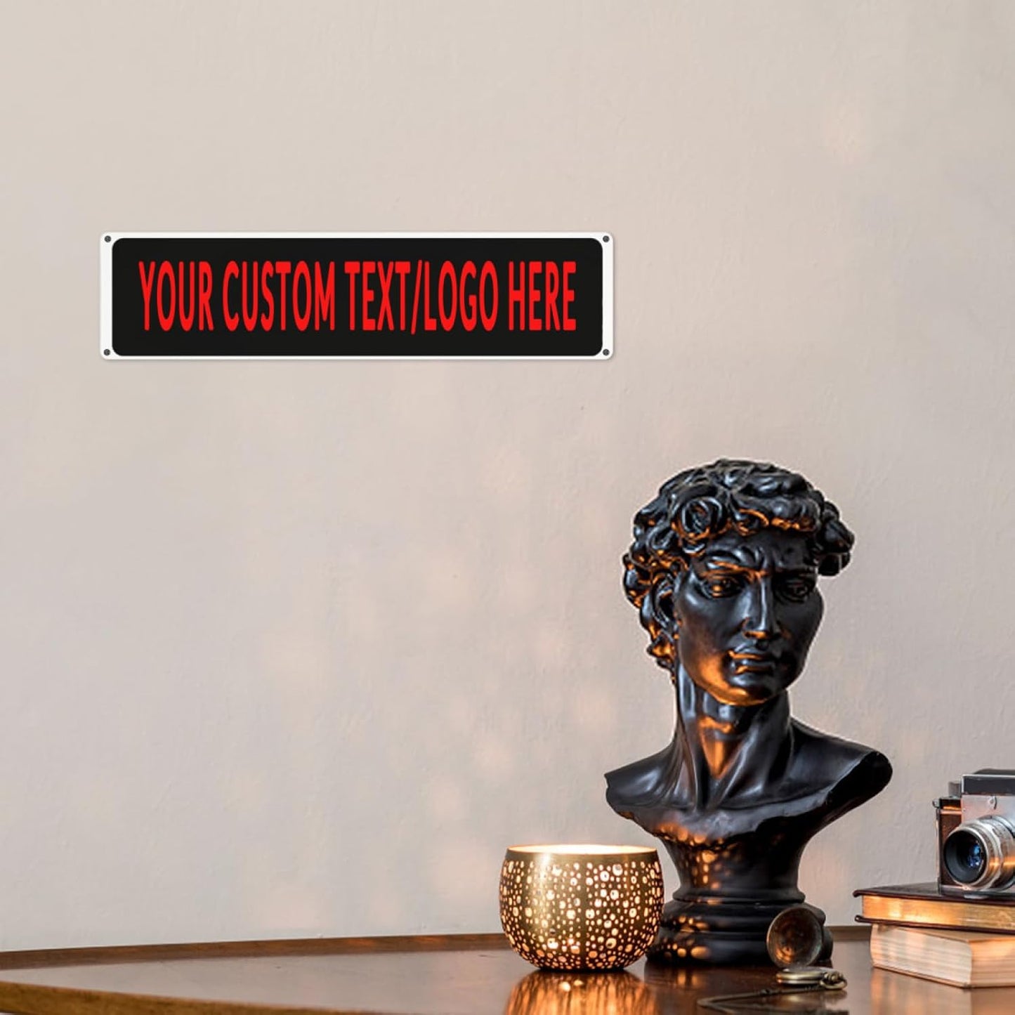 Custom Sign Personalized Custom Metal Sign, Customize For Office, Business, Workplace, Office, Home, Delivery Signs 4x16