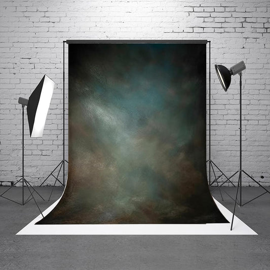 8x16ft Aqua Backdrops Portrait Backdrops for Photography Mottled Photo Background