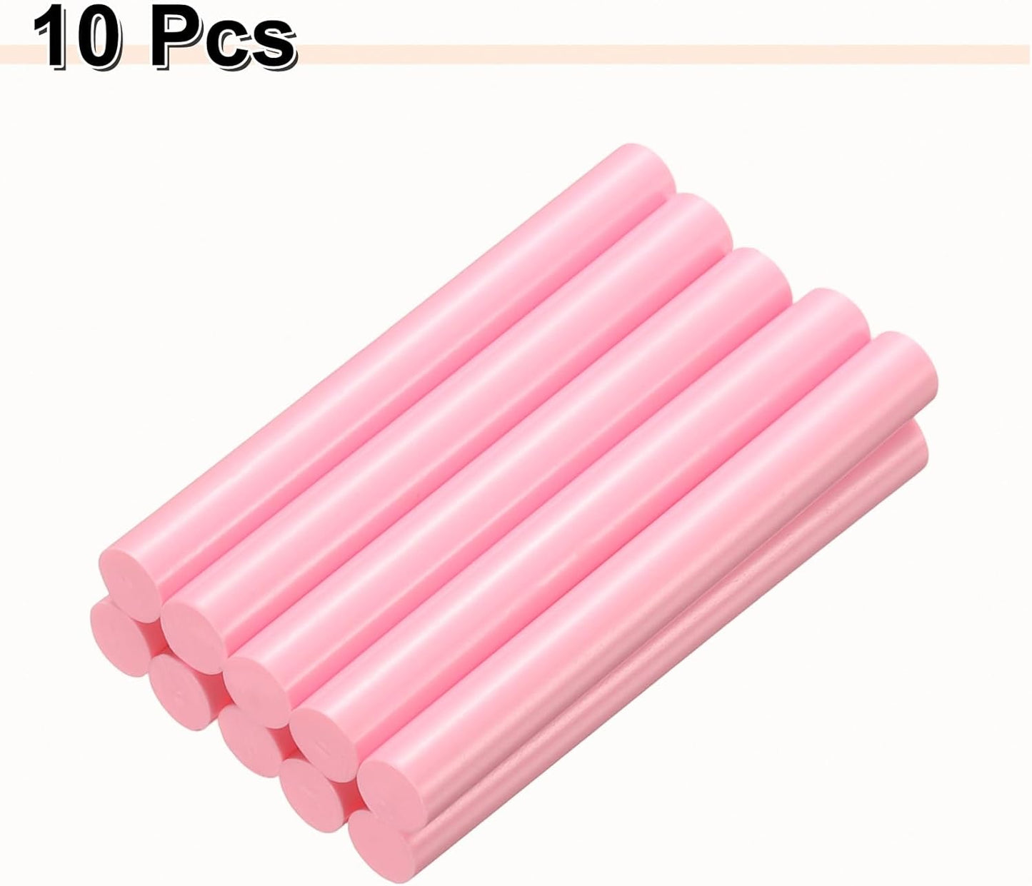 HARFINGTON 10pcs Hot Glue Sticks 0.43" Dia x 3.94" Long EVA Mini Hot Melt Adhesive Glue Stick for Hot Melt Gun Wood Plastic Glass Flowers Fabrics Foam, Pink