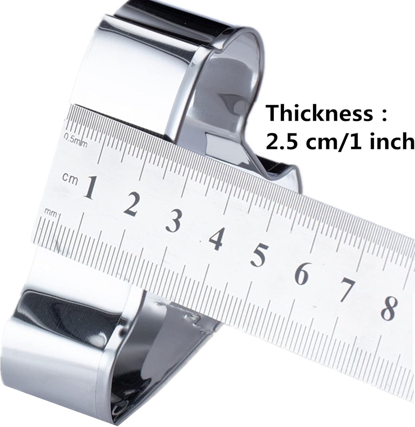 Large Size Dress Shaped Cookie Cutter, Stainless Steel Strapless Princess Party Wedding Dress Cookie Cutter, 4.6 Inches