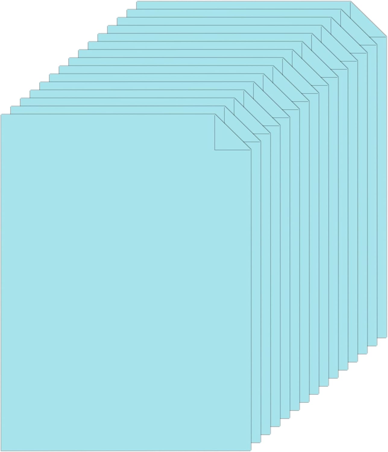 120 Sheets Light Blue Cardstock 8.5 x 11 Craft Paper, 250gsm/92lb Heavyweight Paper Card stock for DIY Cards Making, Wedding Invitations, Birthday Decorations, School Crafting