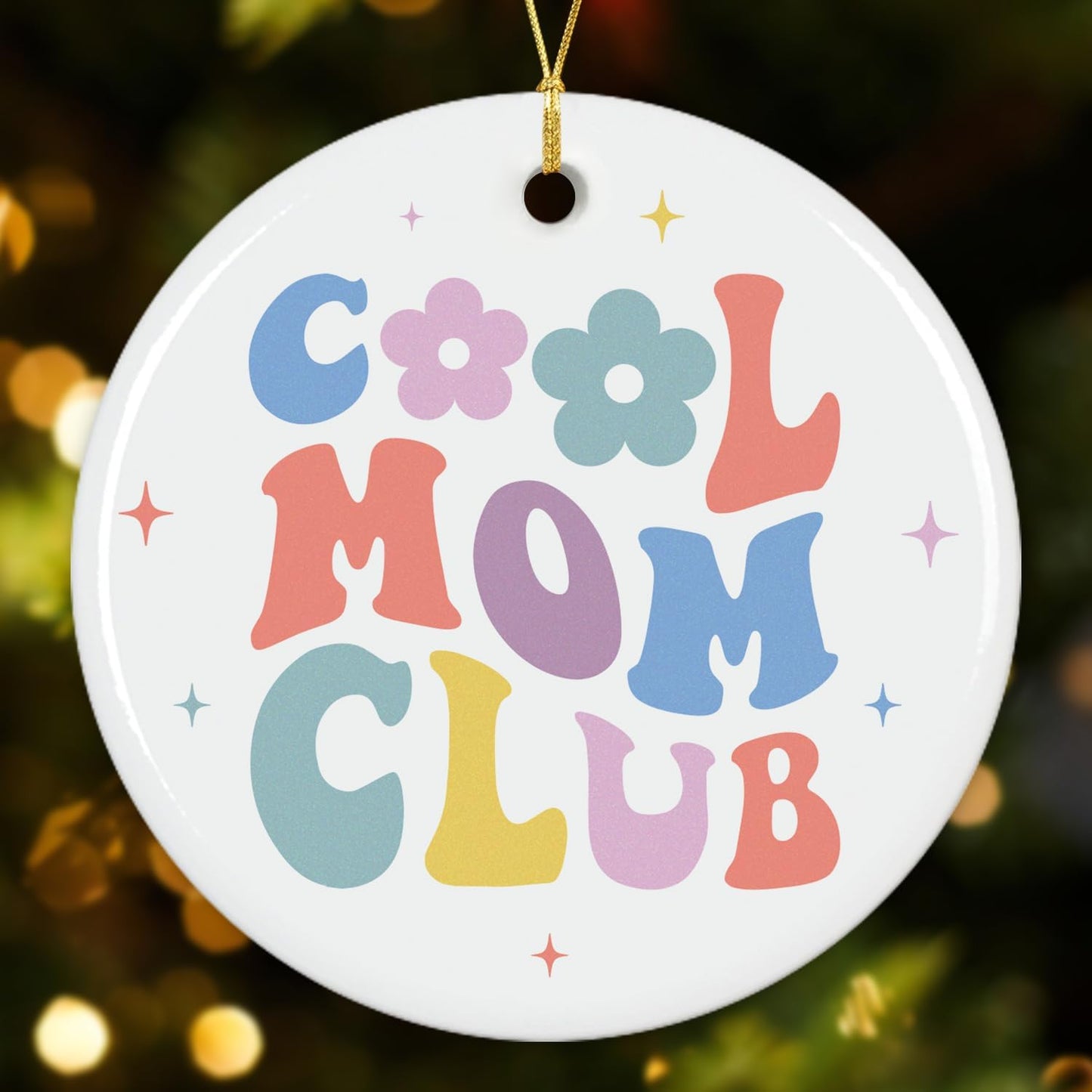 NewEleven Gifts for Mom - Gifts for Mama Birthday, Christmas - Birthday Presents for Mother from Daughter, Son, Child - New Mother Gift, Mom to Be Gift - Ceramic Christmas Ornaments