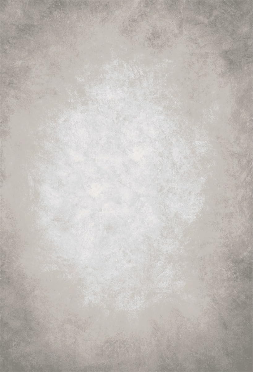 3x5ft Grey Portrait Photography Backdrops Solid Texture Abstract Photo Background for Photoshoot