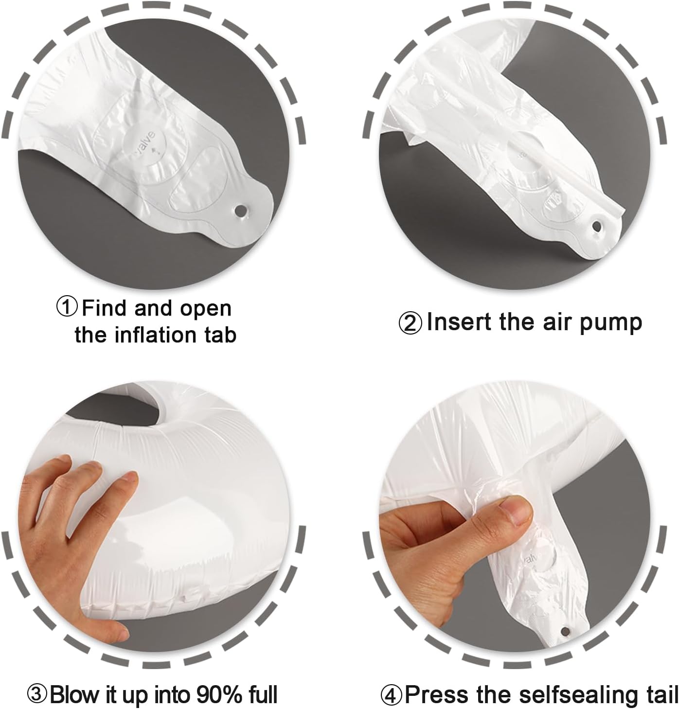 White Helium Number Balloon 40 Inch, Giant Foil White Number 0 Birthday Balloons, Large Numbers 10 20 30 40 50 60 70 80 90 100 2025, Party Celebration Supplies Decorations