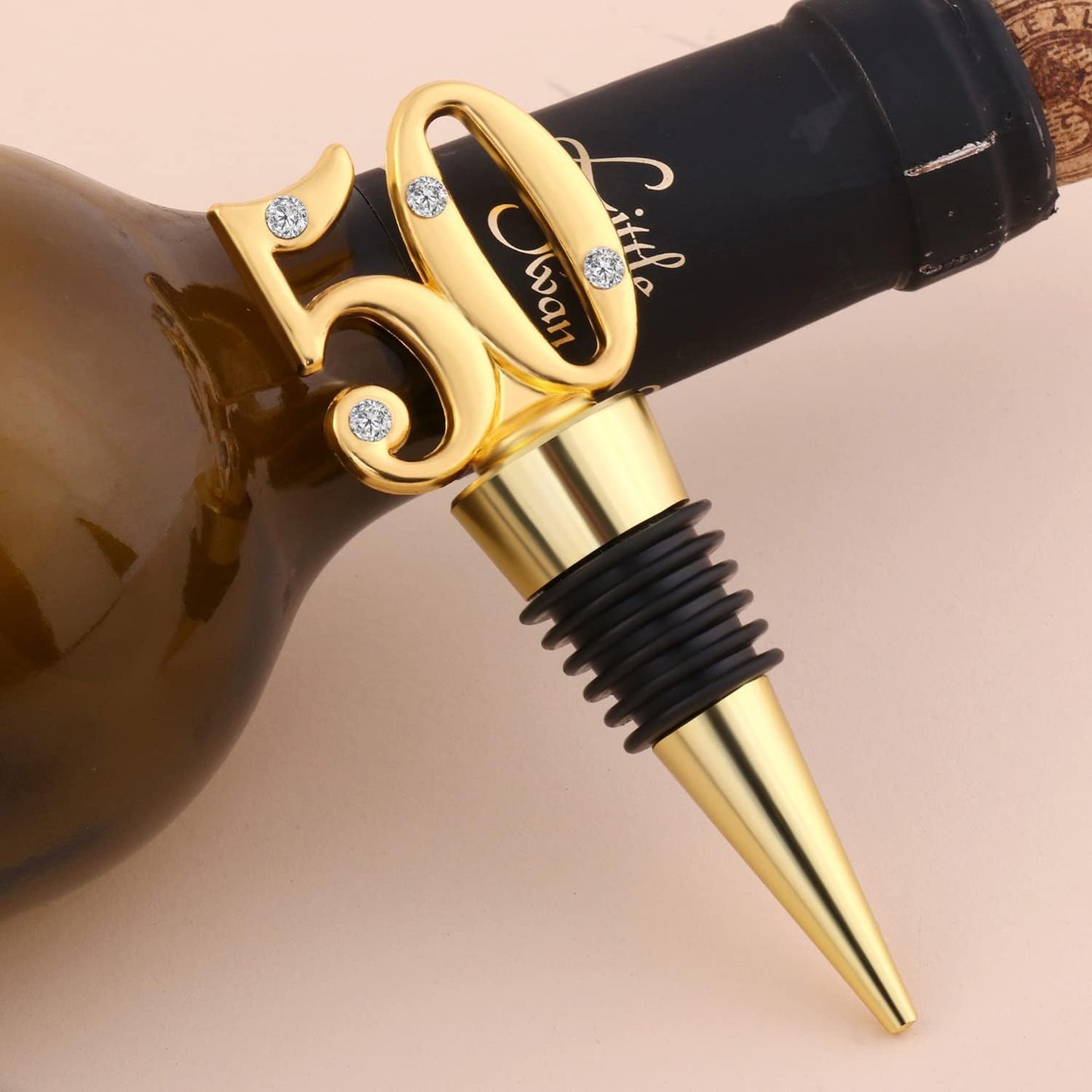24 Pack 50th Birthday Party Favors For Guests 50 Years Old Wine Bottle With Gift Box For 50th Wedding Party Favor Souvenirs Decoration