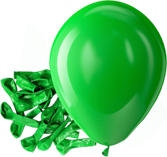 Bezente Green Balloons Latex Party Balloons - 150 Pack 5 inch Matte Small Light Green Helium Balloons for Birthday Bridal Shower Christmas Jungle Safari Theme Party Decorations