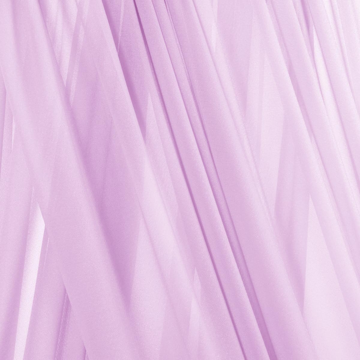 Lilac Elegant Arch Draping Fabric 2 Panels Outdoor 29" × 20Ft Sheer Chiffon Curtain Drapes for Fall Wedding Ceremony Birthday Party Garden Brunch