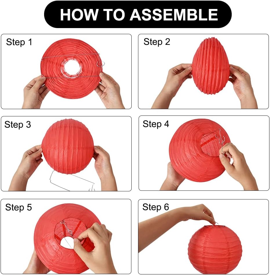 BEISHIDA 16 Pcs Brown Mix Paper Lanterns,Hanging Decorative Chinese Japanese Round Paper Lantern Lamp for Bachelorette Party Father's Day Retirement PartyDecoration