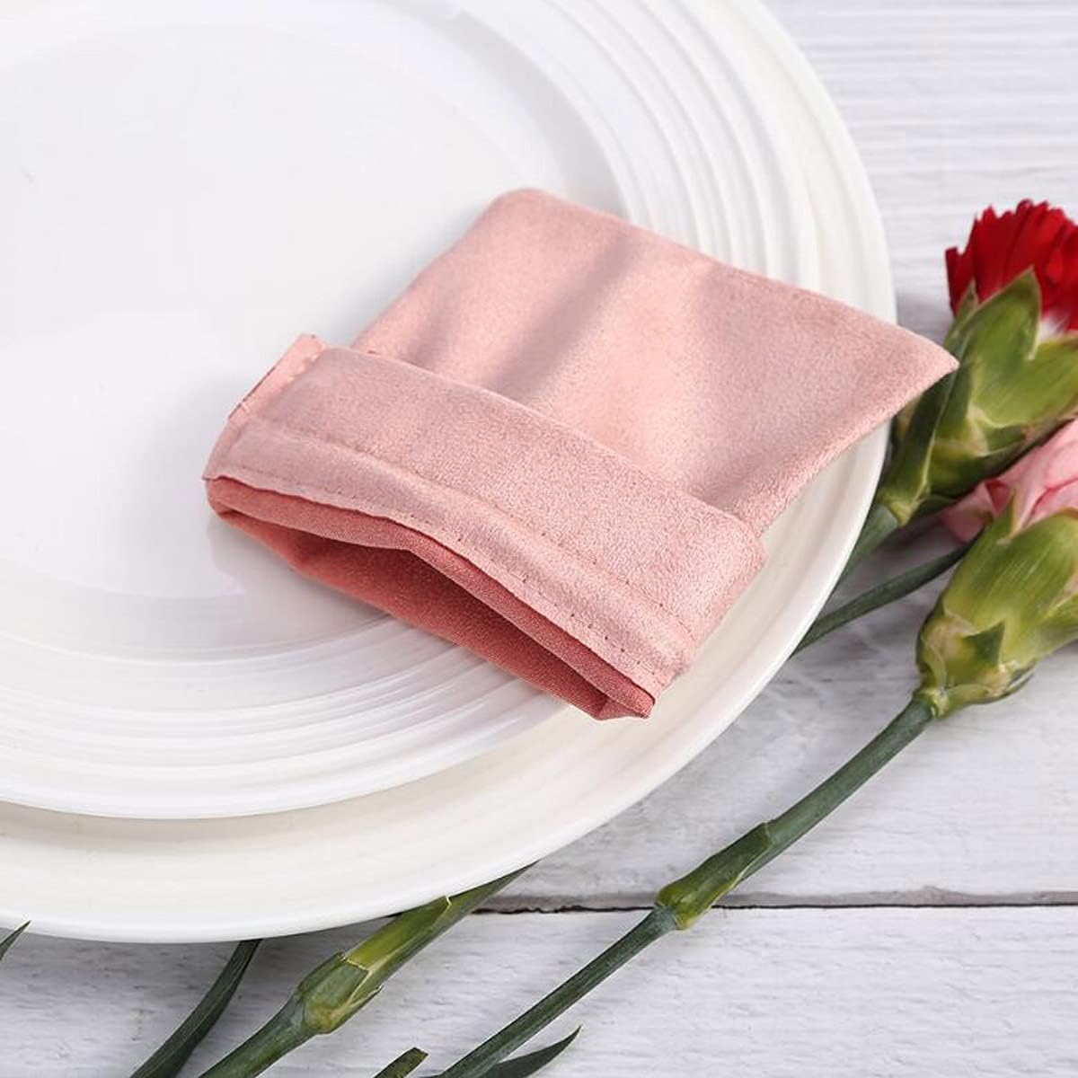 30 Pcs Pink Velvet Drawstring Bags Jewelry Pouches Jewelry Gift Bags Pouches Wedding Favors,2.8x3.5 inch
