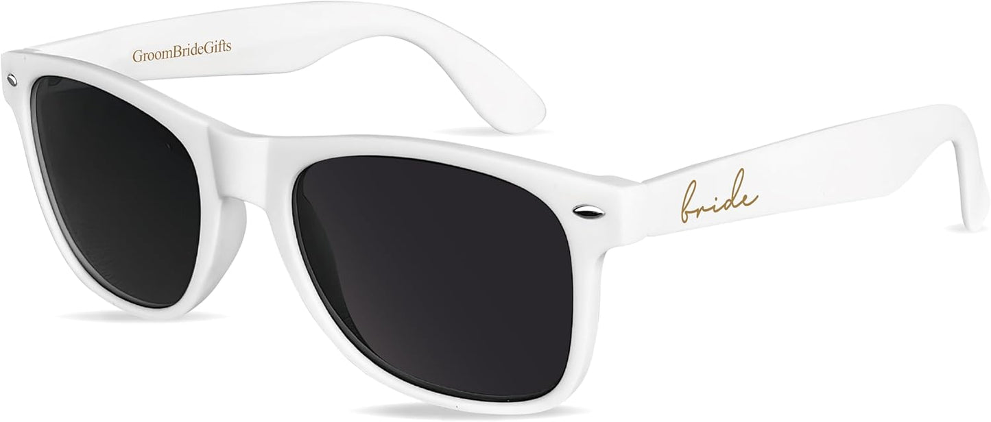 Bride and Groom Polarized Sunglasses for Wedding – UV400 Protection, Lightweight & Stylish Couple Sunglasses