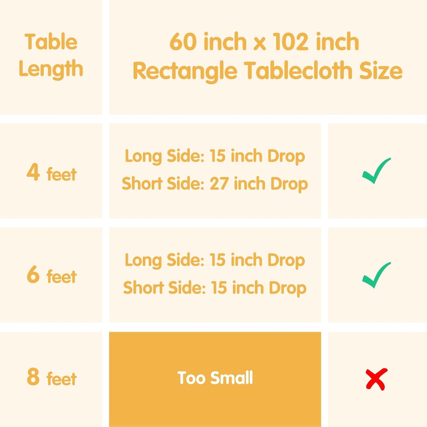 BRILLMAX 8 Pack Lavender Tablecloths for 6 Foot Rectangle Tables 60 x 102 Inch - 6ft Rectangular Bulk Linen Polyester Fabric Washable Cloth Cover for Wedding Reception Banquet Birthday Party