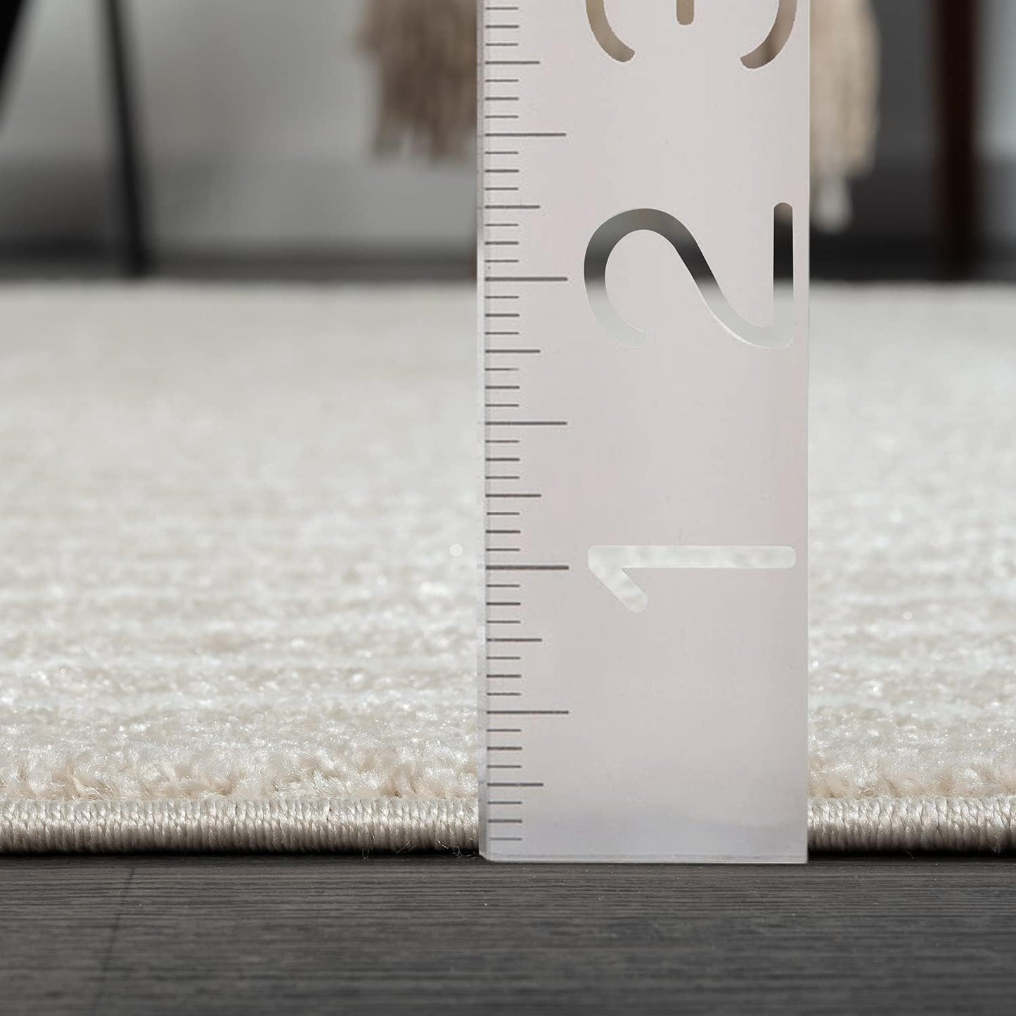 Abani Area Rug for Living Room -Nuevo 8' x 10' Beige Arch Pattern Area Rug, Soft and Durable Living Room Rug, Stain and Fade Resistant, Chic Modern Design, Pet & Kid Friendly