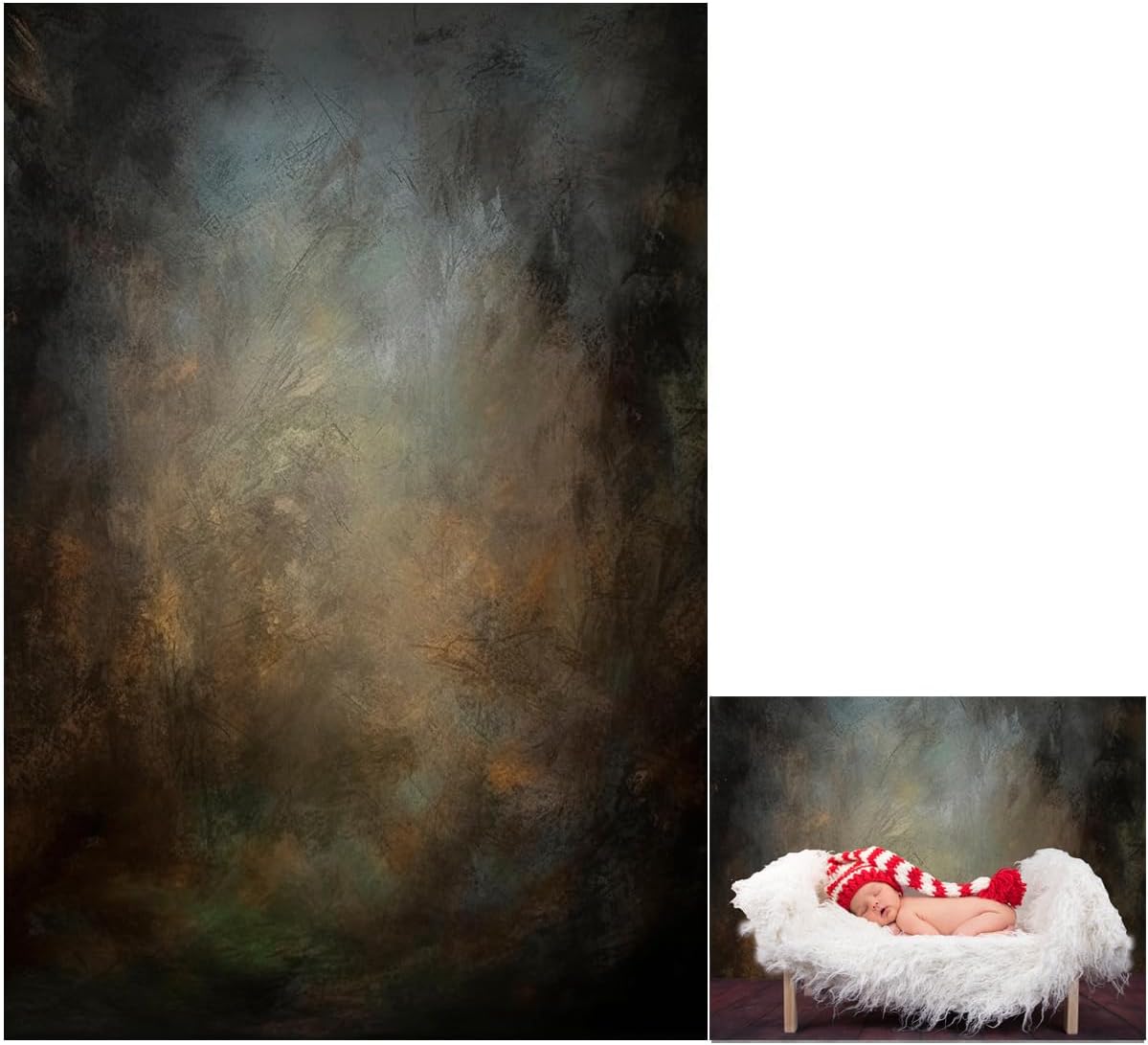 10x10ft Old Master Mottled Portrait Photography Backdrops Abstract Rust Spots Backdrop Background for Photoshoot