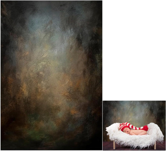 10x10ft Old Master Mottled Portrait Photography Backdrops Abstract Rust Spots Backdrop Background for Photoshoot