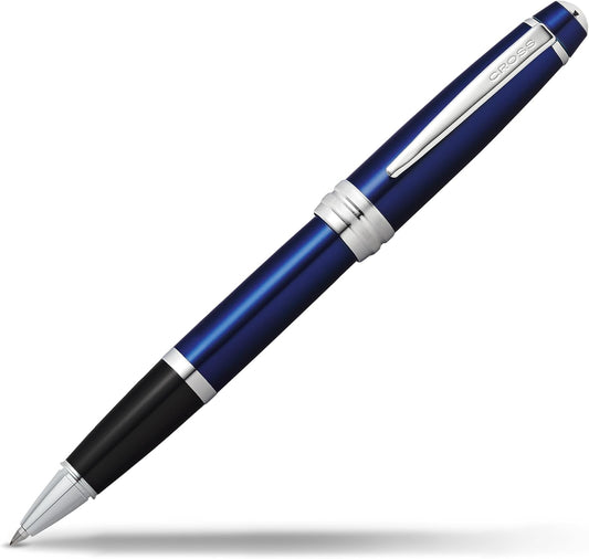 Cross Bailey Refillable Rollerball Pen Presented in a Premium Gift Box - Medium Point, Black Ink, Blue