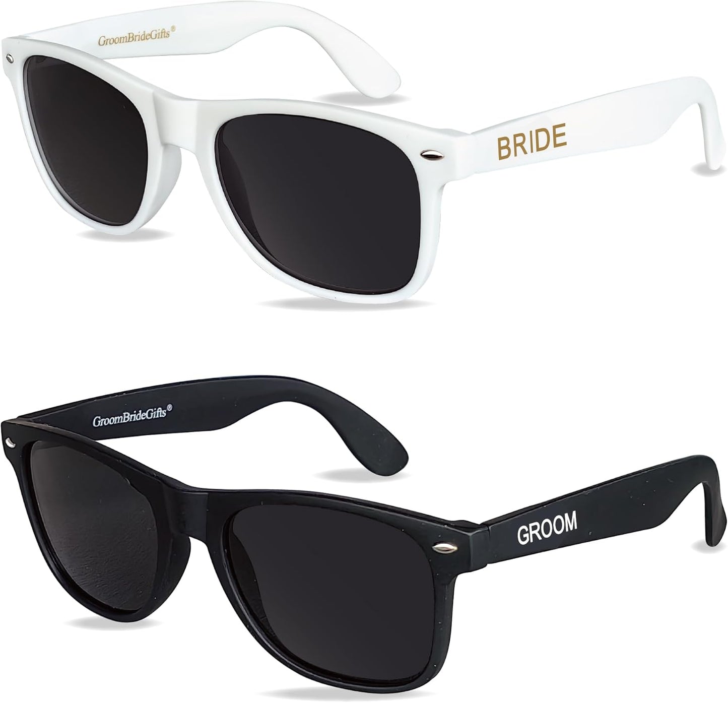 Bride and Groom Polarized Sunglasses for Wedding – UV400 Protection, Lightweight & Stylish Couple Sunglasses