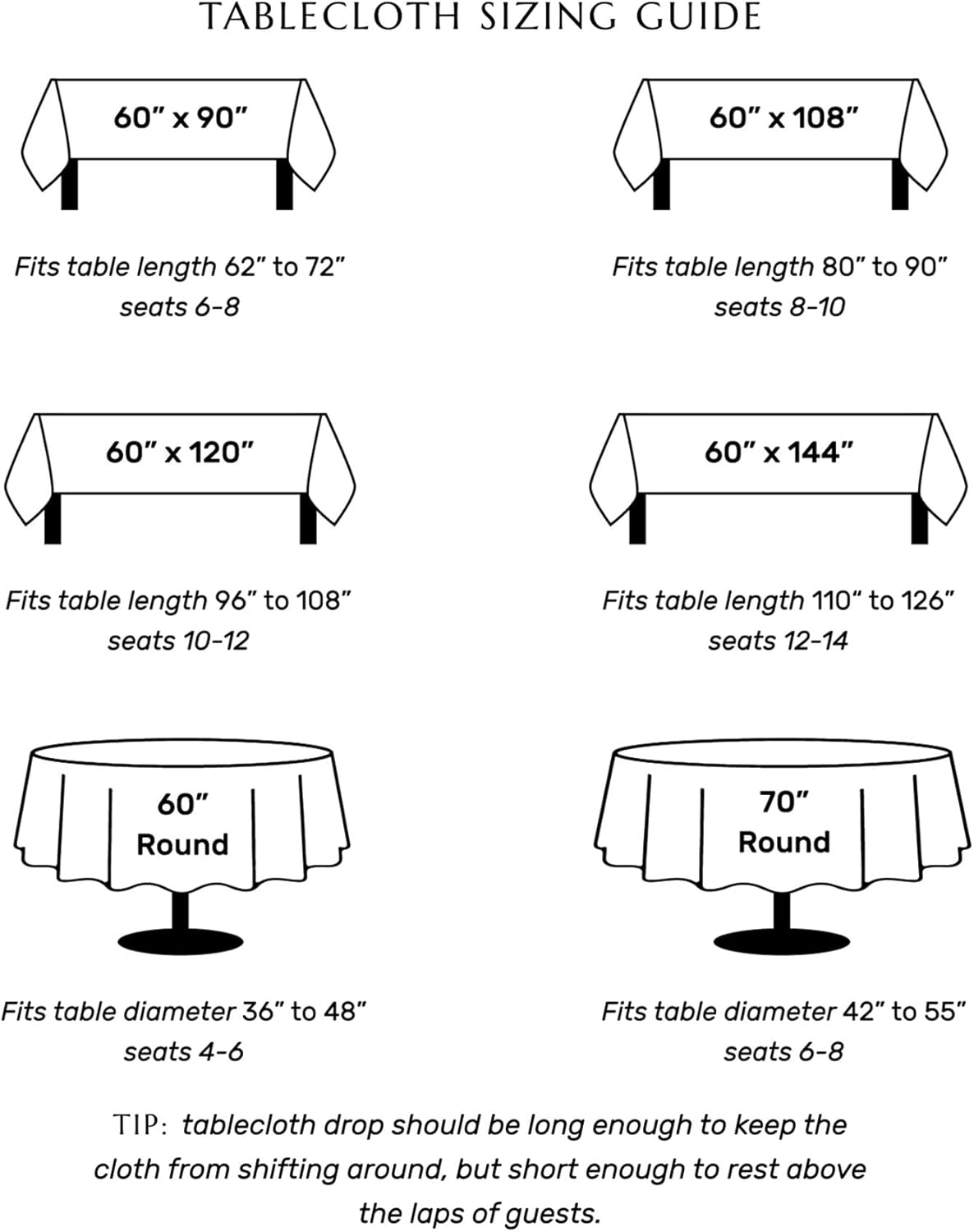 Solino Home Linen Tablecloth 60 x 120 Inch - Classic Hemstitch 100% Pure Linen Black Table Cloth for Rectangle Tables - Machine Washable Tablecloth for Fall, Autumn, Halloween, Thanksgiving, Holiday