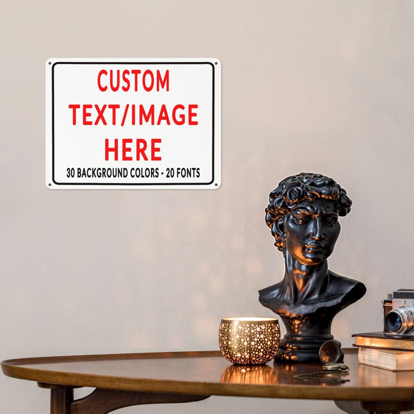 Custom Sign Personalized Custom Metal Sign, Customize For Office, Business, Workplace, Office, Home, Delivery Signs 12x18