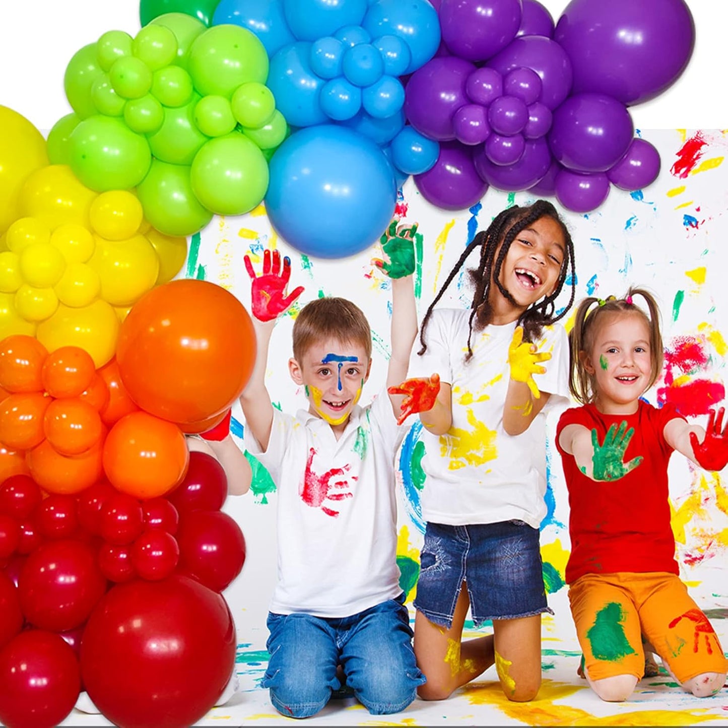 KAWKALSH Orange Balloon Arch Kit 111Pcs 18 12 5 Inch Latex Party Balloons Garland for Birthday Baby Shower Wedding Engagement Anniversary Christmas Party Decorations