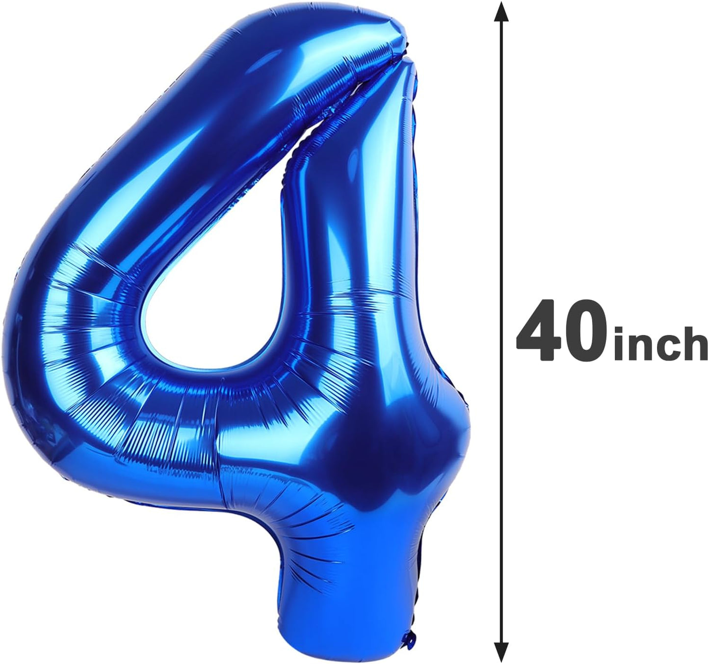 Giant Navy Blue 14 Balloon Number 40 Inch, 14 Number Balloons Birthday Supplies, 14 Year Old Birthday Party Celebration, 14 Balloons Graduations Anniversary Decorations