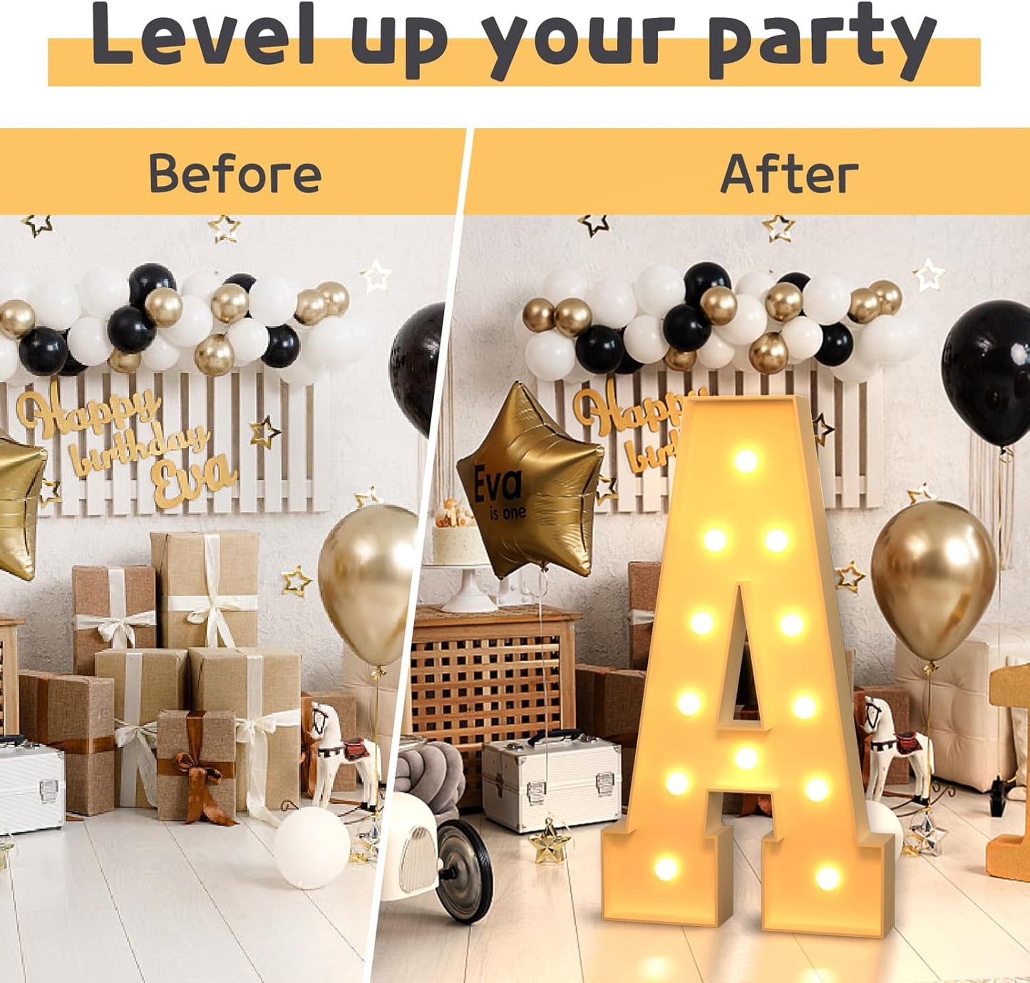 imprsv 4FT Marquee Light Up Letters for Birthday Party Decorations Large Marquee Letters for Wedding Event Bridal Shower Engagement Anniversarty Party Decor,Letter O