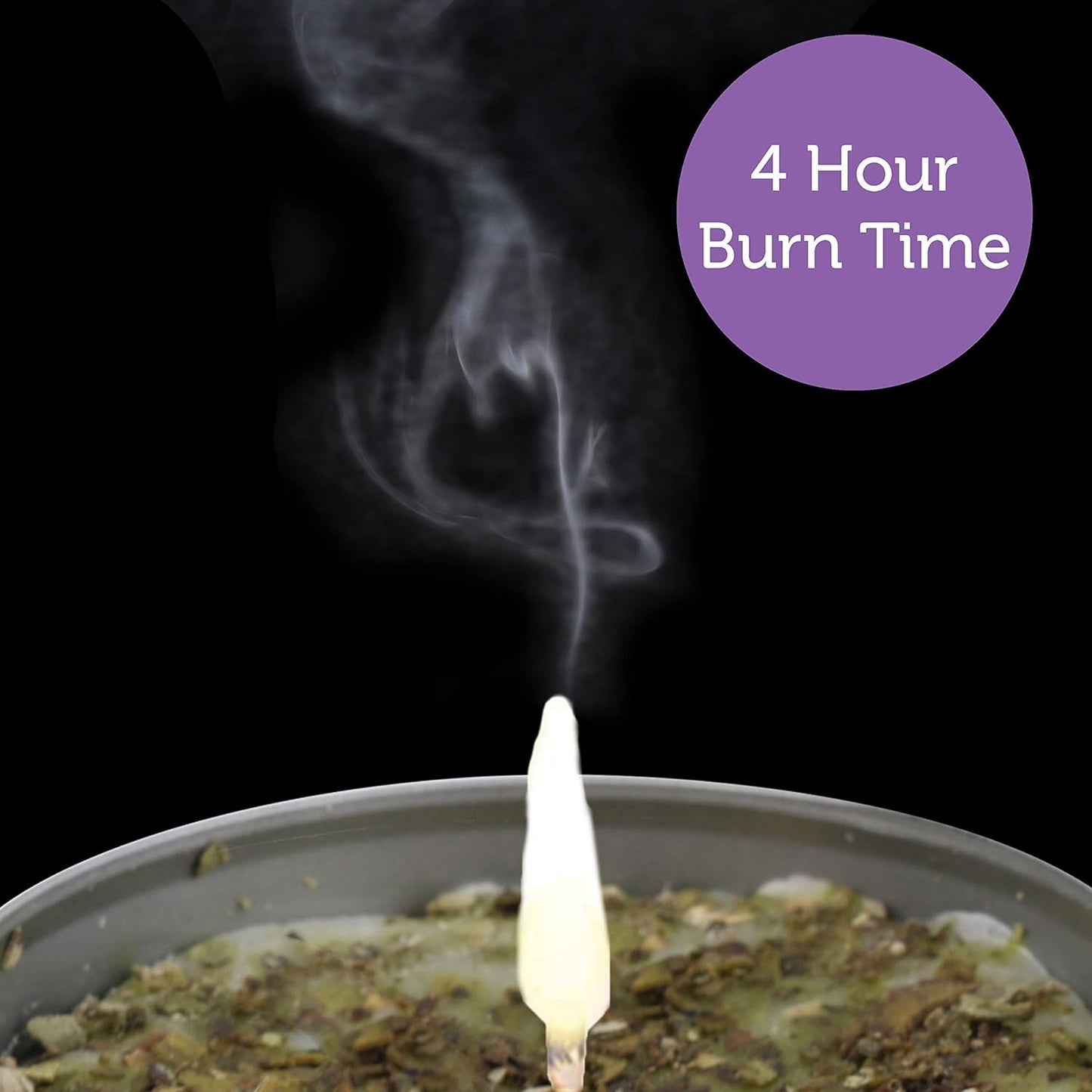 SOUL STICKS 12 Pack Little Smudgies Tealight Candles Smudge Candle for Cleansing House, Meditation, Chakra Healing | Made with Crystals and Herbs (White Sage & Lavender)