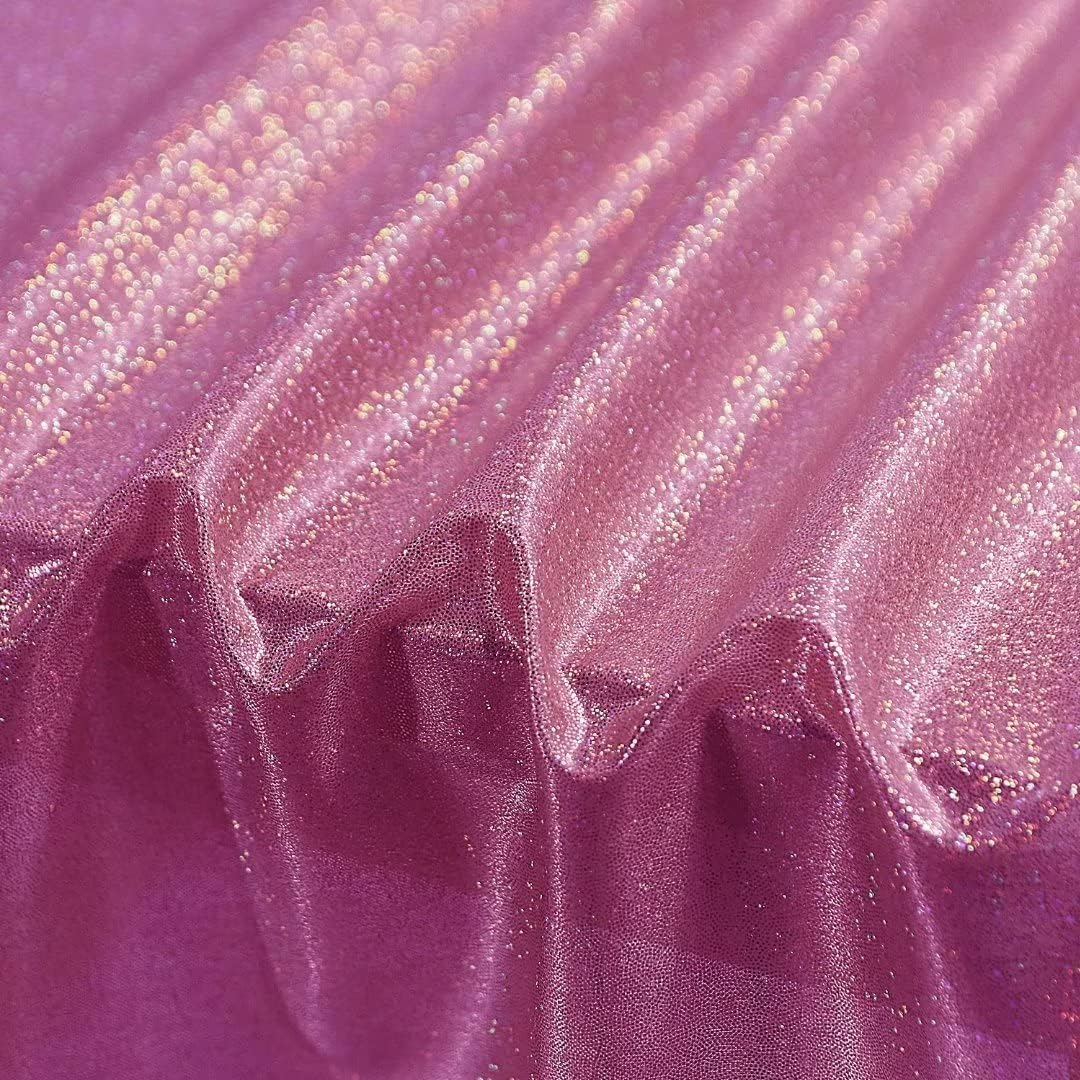 Fitable Sequin Tablecloth for Parties 60x120 Inch - Sparkle Glitter Table Cloth Laser Rectangle Overlay for Wedding Baby Shower Ceremony Birthday Holiday Banquet Decor, Fuchsia