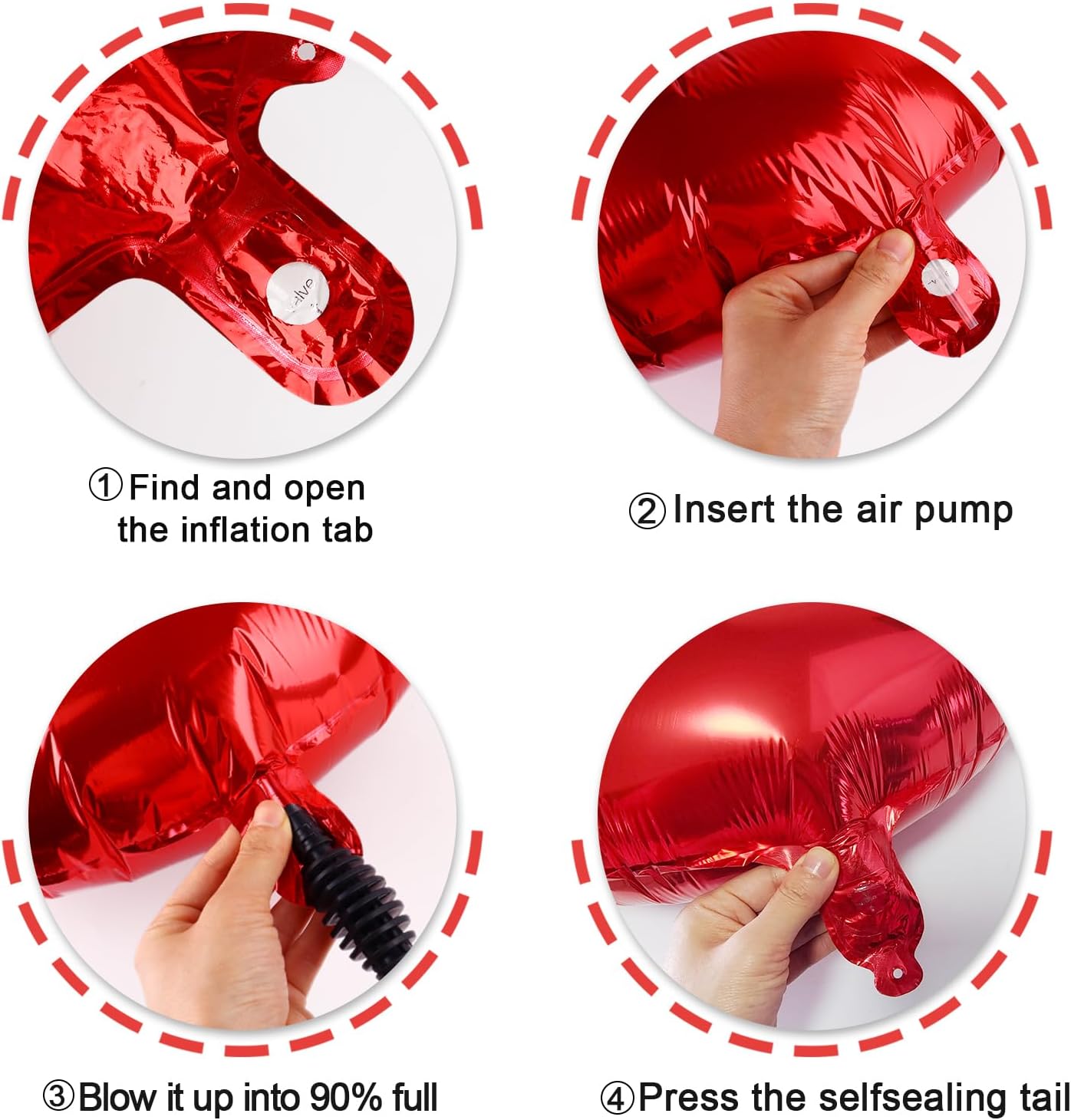 Red Number 24 42 Balloon 40 Inch Birthday Decorations, Number 24 Balloon Birthday Party Decorations, Anniversary Decorations Graduations Party Supplies