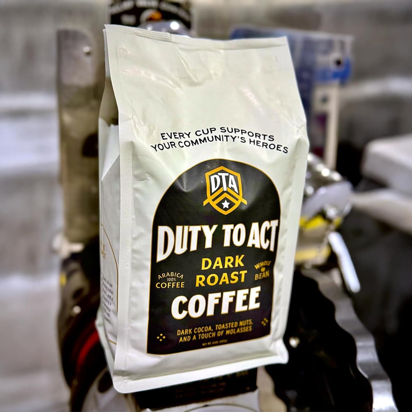 Duty to Act Dark Roast Whole Coffee Beans, 2 lbs (Pack of 6)