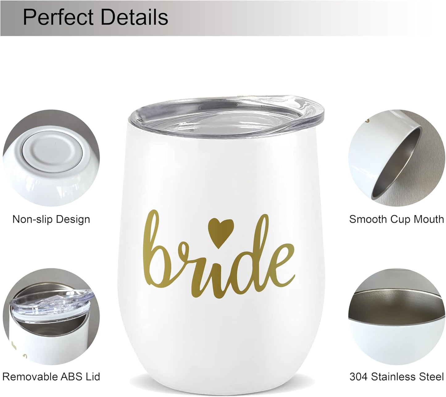 Bride Squad Bachelorette Party Cups 10 Pcs Team Bride Cups Bridesmaid Gifts Tumblers 12 Oz Insulated Cups with Lid and Straw(Turquoise)