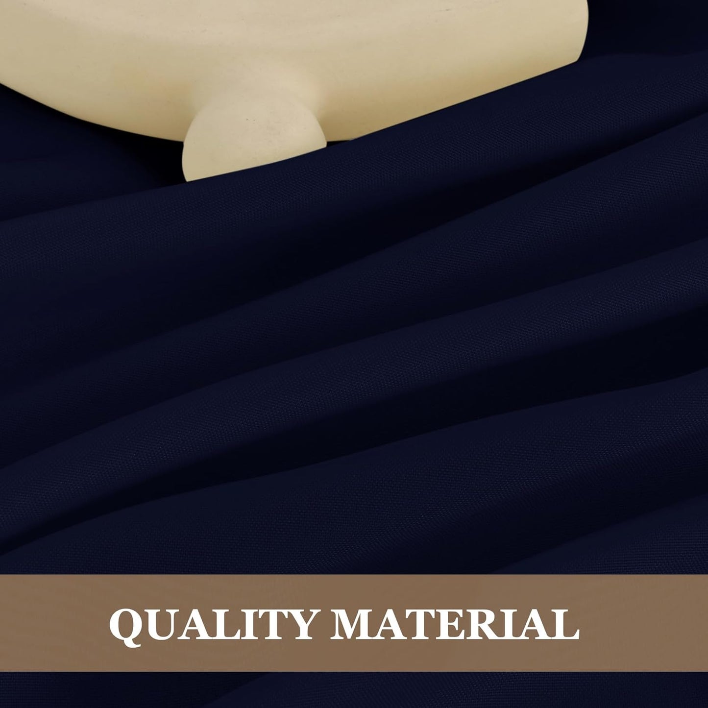 Fitable Navy Tablecloths for 6-8 Foot Tables, 6 Pack - 70 x 120 Inches - Reusable and Washable Table Clothes, Polyester Fabric Table Covers for Wedding, Party, Banquet